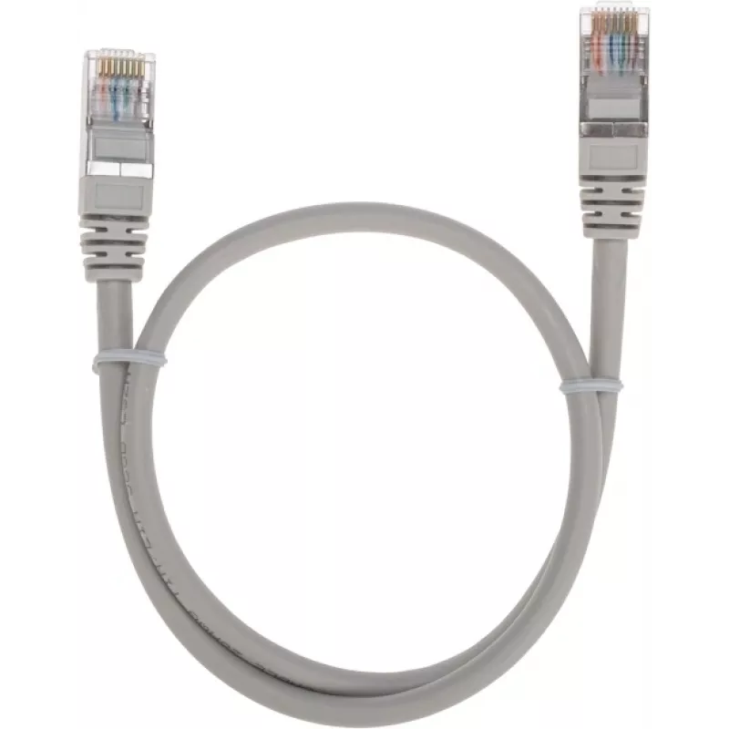 Патч-корд Rexant 02-0110-05 F/UTP RJ-45 вил.-вилка RJ-45 кат.5E 0.5м серый LSZH