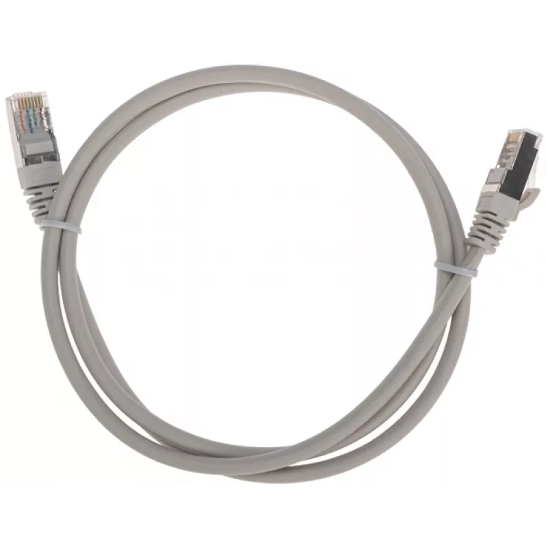 Патч-корд Rexant 02-0110-1 F/UTP RJ-45 вил. кат.5E 2м серый LSZH