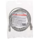 Патч-корд Rexant 02-0110-3 F/UTP RJ-45 вил. кат.5E 3м серый LSZH