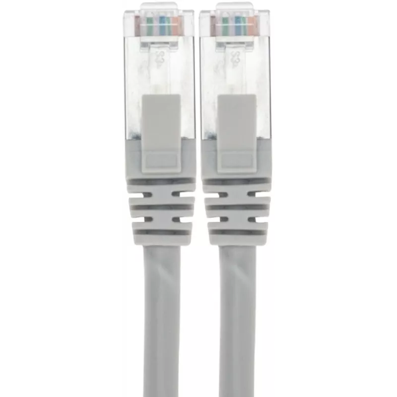 Патч-корд Rexant 02-0390-05 S/FTP RJ-45 вил. кат.6A 0.5м серый LSZH
