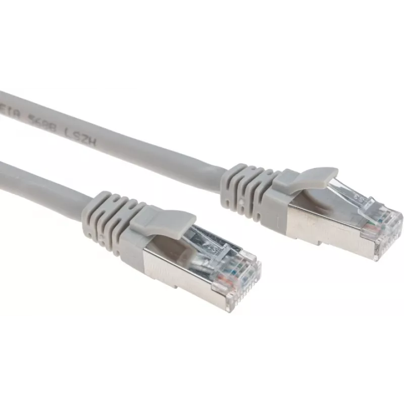 Патч-корд Rexant 02-0390-1 S/FTP RJ-45 вил. кат.6A 1м серый LSZH