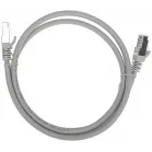 Патч-корд Rexant 02-0390-1 S/FTP RJ-45 вил. кат.6A 1м серый LSZH