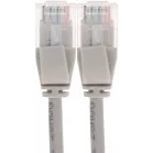 Патч-корд Rexant 02-0380-1 U/UTP RJ-45 вил. кат.6A 1м серый LSZH