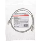 Патч-корд Rexant 02-0380-1 U/UTP RJ-45 вил. кат.6A 1м серый LSZH