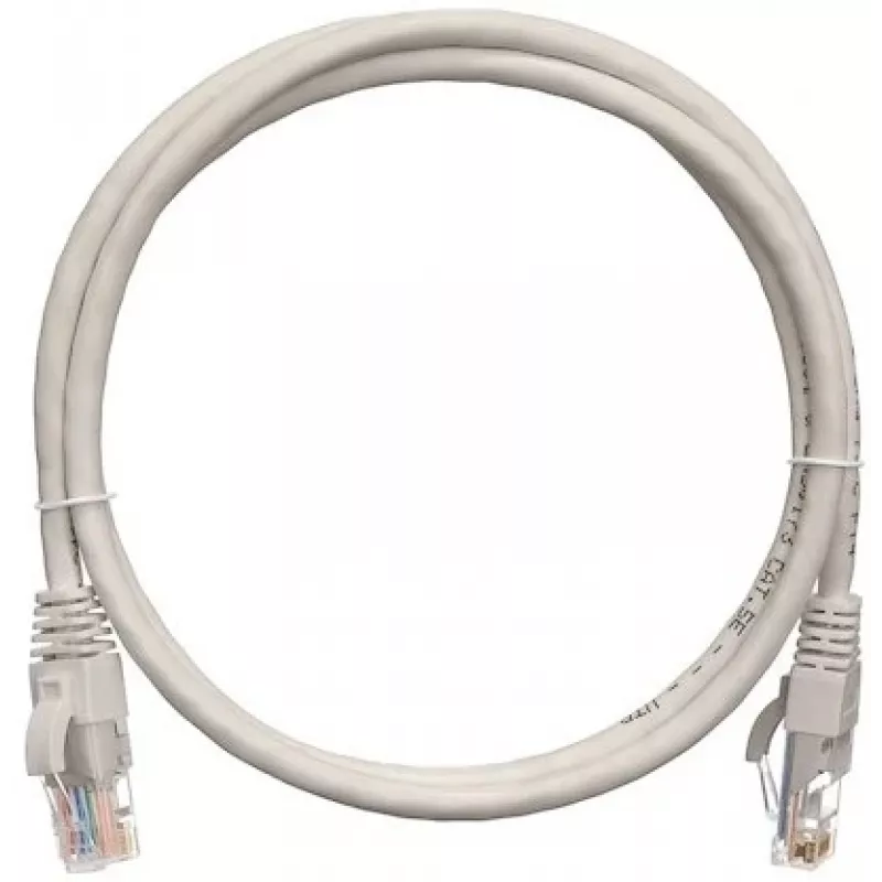 Патч-корд Nikomax NMC-PC4UD55B-020-C-GY U/UTP RJ-45 вил.-вилка RJ-45 кат.5E 2м серый LSZH