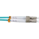 Патч-корд Cabeus FOP-50-LC-SC-5M 2x50/125 OM3 LC дуплекс-SC дуплекс 5м LSZH бирюзовый