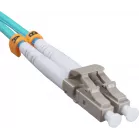 Патч-корд Cabeus FOP-50-LC-SC-10M 2x50/125 OM3 LC дуплекс UPC-SC дуплекс UPC 10м LSZH бирюзовый