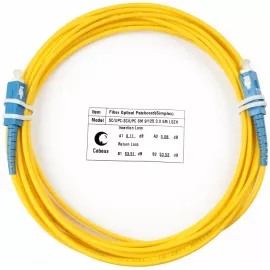 Патч-корд Cabeus FOP(s)-9-SC-SC-5m 1x9/125 OS2 SC-SC 5м LSZH желтый