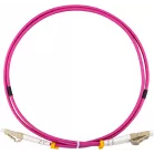 Патч-корд Rexant 50-2611-1 2x50/125 OM4 LC дуплекс-LC дуплекс 1м LSZH малиновый