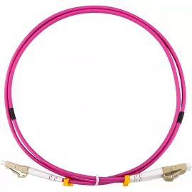 Патч-корд Rexant 50-2611-105 2x50/125 OM4 LC дуплекс-LC дуплекс 1.5м LSZH малиновый
