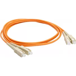 Патч-корд Lanmaster LAN-2SC-2SC/M5-1.0 2x50/125 OM2 SC дуплекс-SC дуплекс 1м оранжевый