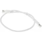 Патч-корд Lanmaster TWT-45-45-0.5-WH UTP RJ-45 вил.-вилка RJ-45 кат.5E 0.5м белый ПВХ (уп.:1шт)
