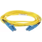 Патч-корд Panduit F92ELLNLNSNM007 2x9/125 OS1/OS2 LC дуплекс-LC дуплекс 7м LSZH желтый