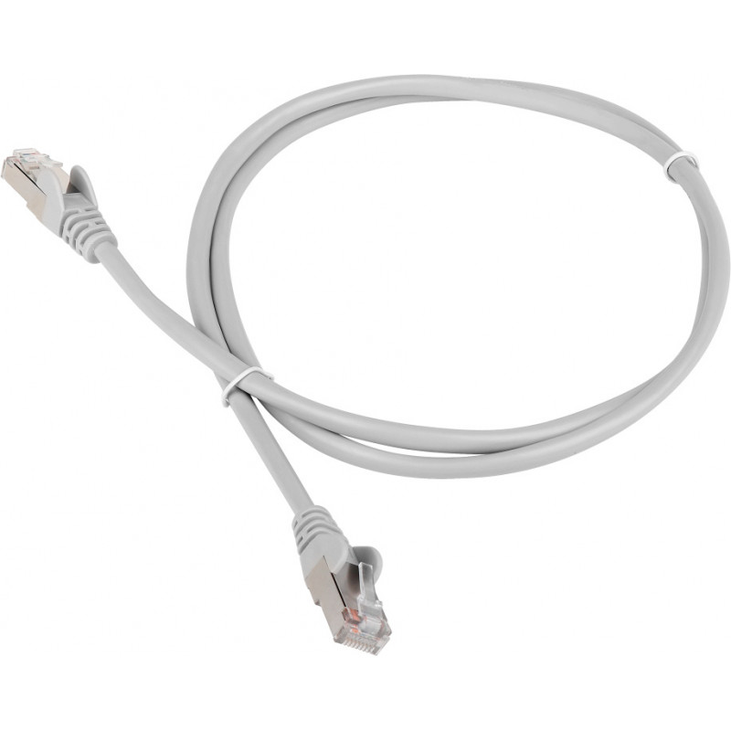 Патч-корд Lanmaster LAN-PC45/S5E-5.0-GY FTP RJ-45 вил.-вилка RJ-45 кат.5E 5м серый LSZH