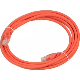 Патч-корд Lanmaster LAN-PC45/U5E-3.0-OR UTP RJ-45 вил.-вилка RJ-45 кат.5E 3м оранжевый LSZH (уп.:1шт)