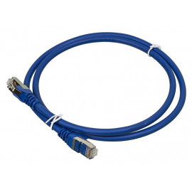 Патч-корд Lanmaster LAN-PC45/S6-1.0-BL FTP RJ-45 вил.-вилка RJ-45 кат.6 1м синий LSZH