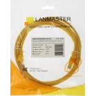 Патч-корд Lanmaster LAN-PC45/U5E-2.0-YL UTP RJ-45 вил.-вилка RJ-45 кат.5E 2м желтый LSZH (уп.:1шт)