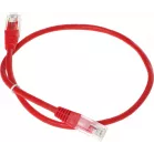 Патч-корд Lanmaster TWT-45-45-0.5-RD UTP RJ-45 вил.-вилка RJ-45 кат.5E 0.5м красный ПВХ (уп.:1шт)
