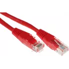 Патч-корд Lanmaster TWT-45-45-0.5-RD UTP RJ-45 вил.-вилка RJ-45 кат.5E 0.5м красный ПВХ (уп.:1шт)