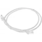 Патч-корд Lanmaster LAN-PC45/U5E-1.0-WH UTP RJ-45 вил.-вилка RJ-45 кат.5E 1м белый LSZH (уп.:1шт)