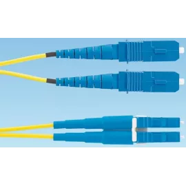Патч-корд Panduit F92ELLNSNSNM007 2x9/125 OS1/OS2 LC дуплекс-SC дуплекс 7м LSZH желтый