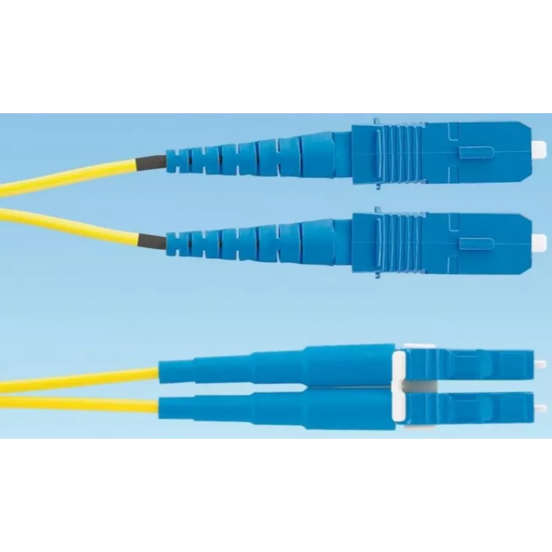 Патч-корд Panduit F92ELLNSNSNM007 2x9/125 OS1/OS2 LC дуплекс-SC дуплекс 7м LSZH желтый