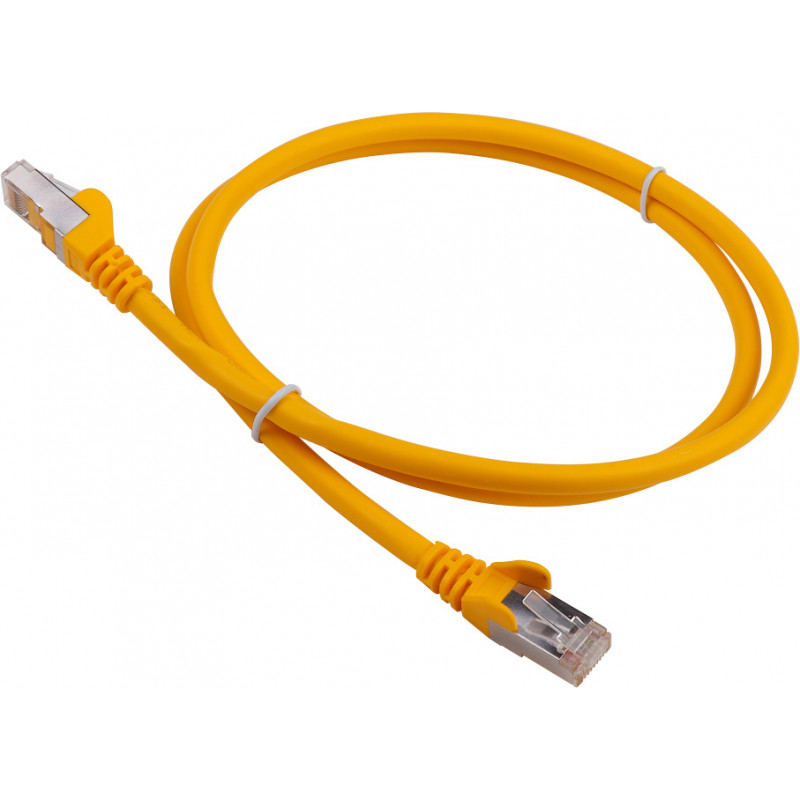 Патч-корд Lanmaster LAN-PC45/S6A-0.5-YL FTP RJ-45 вил.-вилка RJ-45 кат.6A 0.5м желтый LSZH