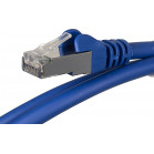 Патч-корд Lanmaster LAN-PC45/S6A-1.0-BL FTP RJ-45 вил.-вилка RJ-45 кат.6A 1м синий LSZH (уп.:1шт)