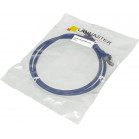 Патч-корд Lanmaster LAN-PC45/S6A-1.0-BL FTP RJ-45 вил.-вилка RJ-45 кат.6A 1м синий LSZH (уп.:1шт)