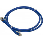 Патч-корд Lanmaster LAN-PC45/S6A-1.0-BL FTP RJ-45 вил.-вилка RJ-45 кат.6A 1м синий LSZH (уп.:1шт)