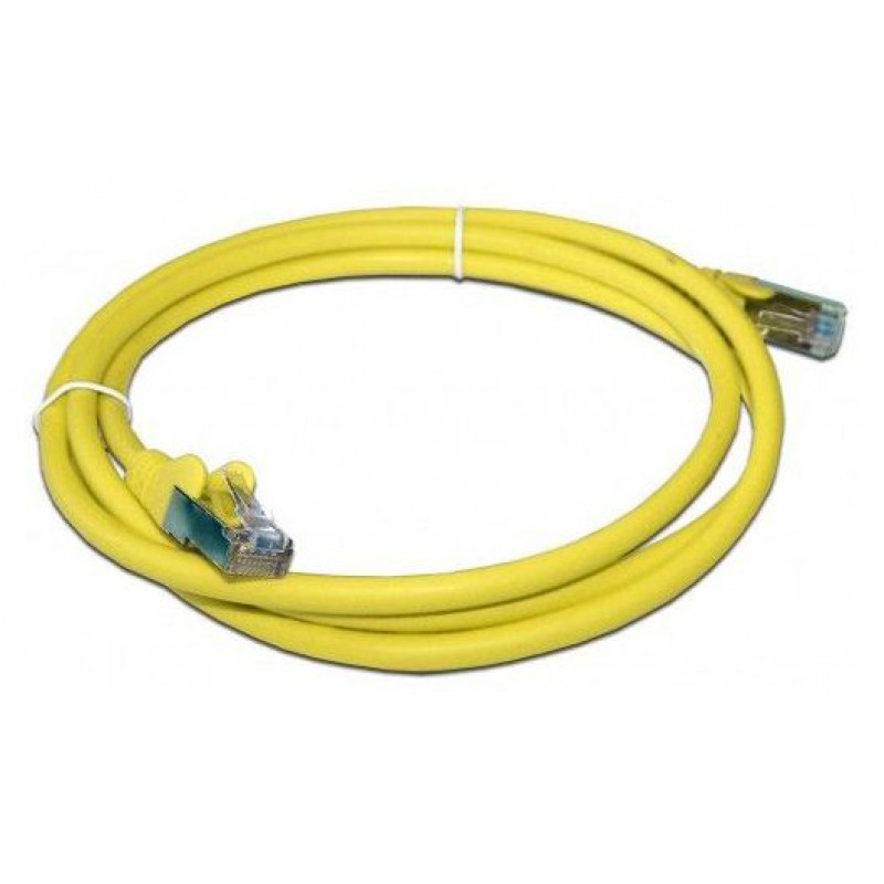 Патч-корд Lanmaster LAN-PC45/S6A-1.5-YL FTP RJ-45 вил.-вилка RJ-45 кат.6A 1.5м желтый LSZH