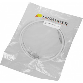 Патч-корд Lanmaster LAN-PC45/S5E-1.5-GY FTP RJ-45 вил.-вилка RJ-45 кат.5E 1.5м серый LSZH (уп.:1шт)
