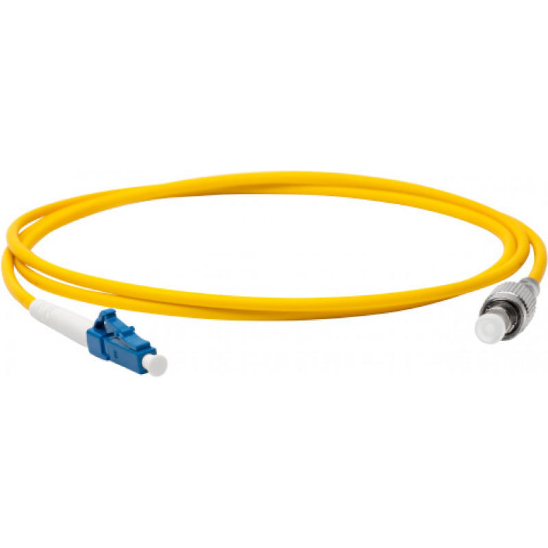 Патч-корд Lanmaster LAN-LC-FC/SU-3.0 1x9/125 OS1/OS2 LC-FC 3м LSZH желтый