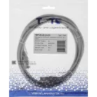 Патч-корд Lanmaster TWT-45-45-3.0-GY UTP RJ-45 вил.-вилка RJ-45 кат.5E 3м серый ПВХ (уп.:1шт)