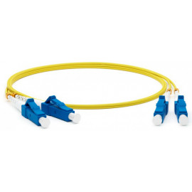 Патч-корд Lanmaster TWT-2LC-2LC/SU-2.0 2x9/125 OS1/OS2 LC дуплекс-LC дуплекс 2м ПВХ желтый