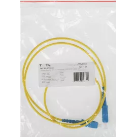 Патч-корд Lanmaster TWT-SC-SC/SU-1.0 1x9/125 OS1/OS2 SC-SC 1м ПВХ желтый