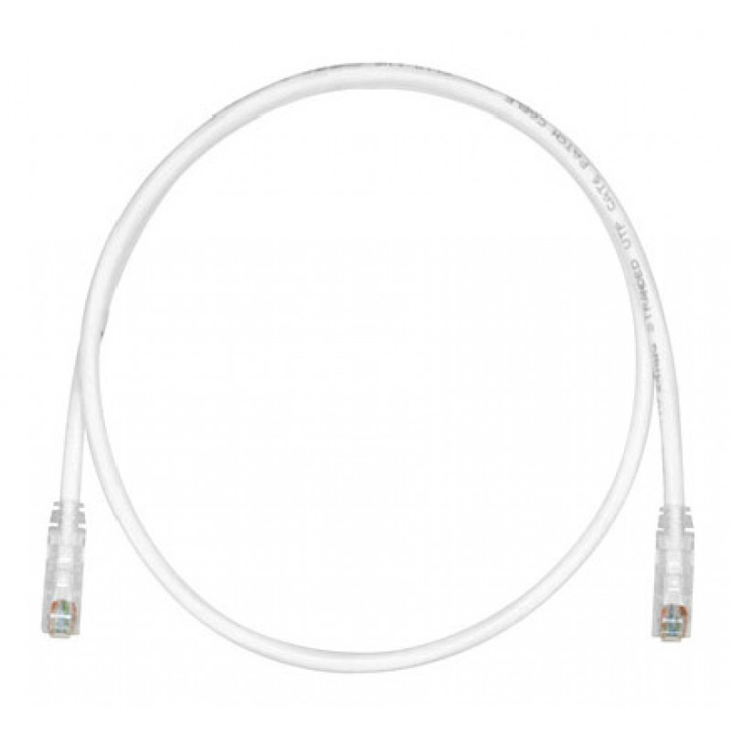 Патч-корд Panduit UTPSP2MY RJ-45 вил.-вилка RJ-45 кат.6 2м белый ПВХ