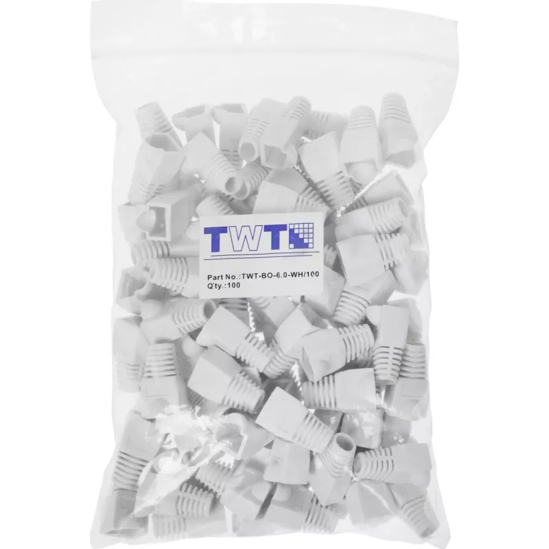 Колпачок Lanmaster (TWT-BO-6.0-WH/100) белый (упак.:100шт)