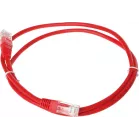 Патч-корд Lanmaster TWT-45-45-1.0-RD UTP RJ-45 вил.-вилка RJ-45 кат.5E 1м красный ПВХ (уп.:1шт)