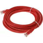 Патч-корд Lanmaster TWT-45-45-5.0-RD UTP RJ-45 вил.-вилка RJ-45 кат.5E 5м красный ПВХ (уп.:1шт)