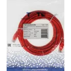 Патч-корд Lanmaster TWT-45-45-5.0-RD UTP RJ-45 вил.-вилка RJ-45 кат.5E 5м красный ПВХ (уп.:1шт)