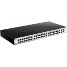 Коммутатор D-Link DGS-1210-52/ME/B1A (L2) 48x1Гбит/с 4SFP управляемый