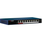 Коммутатор Hikvision DS-3E0109P-E/M(B) 9x100Мбит/с 8PoE+ 58W неуправляемый