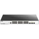 Коммутатор D-Link DGS-3000-28L/B1A 24x1Гбит/с 4SFP управляемый