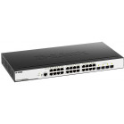 Коммутатор D-Link DGS-3000-28L/B1A 24x1Гбит/с 4SFP управляемый