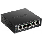 Коммутатор D-Link DES-1005P/B1A 5x100Мбит/с 4PoE 60W неуправляемый