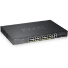 Коммутатор Zyxel GS192024HPV2-EU0101F (L2) 24x1Гбит/с 4xКомбо(1000BASE-T/SFP) 24PoE+ 375W управляемый