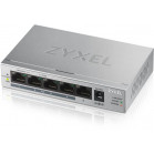 Коммутатор Zyxel GS1005HP-EU0101F (L2) 5x1Гбит/с 4PoE+ 60W неуправляемый