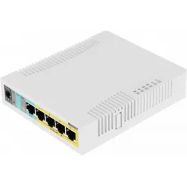 Коммутатор MikroTik RB260GSP CSS106-1G-4P-1S (L2) 5x1Гбит/с 1SFP 4PoE управляемый