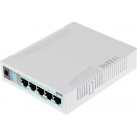 Коммутатор MikroTik RB260GS CSS106-5G-1S (L2) 5x1Гбит/с 1SFP управляемый